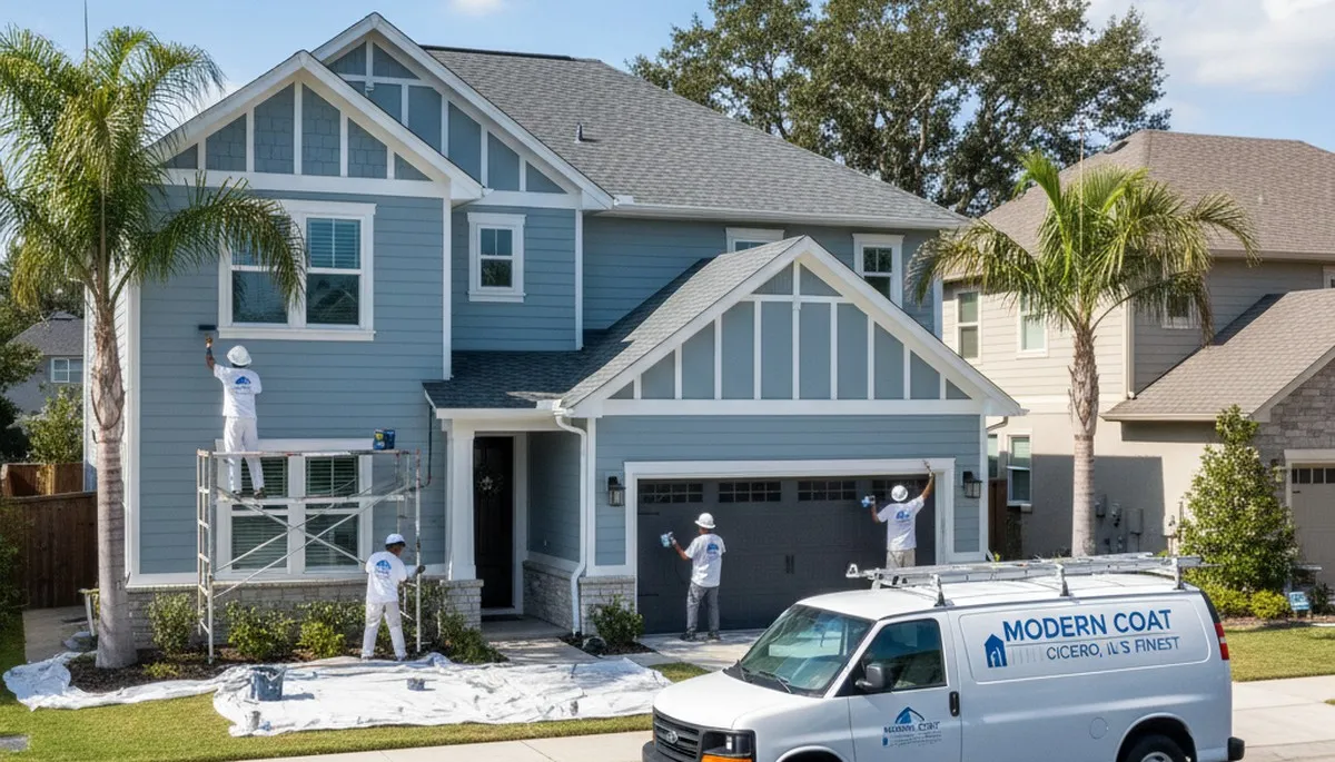 Professional house painting services in Oak Park, IL for interior and exterior homes